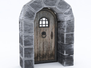 Old castle gate model 3D Models