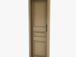 3D Wooden Door Basic Modelo 3D
