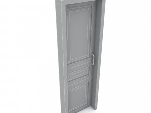 3D Wooden Door Basic Modelo 3D