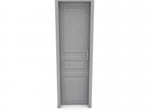 3D Wooden Door Basic Modelo 3D