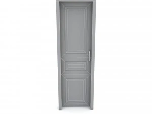 3D Wooden Door Basic 3D Model