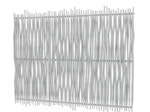 Pemisah bambu dan jepret Model 3D