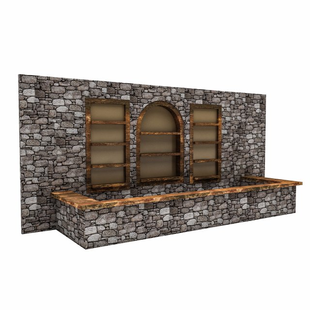 Bohemian bar 3D 3D Model .c4d .max .obj .3ds .fbx .stl .blend 