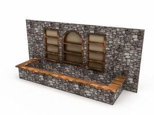 Bohemian bar 3D 3D Model