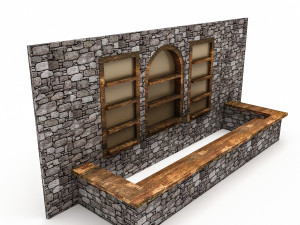 Bohemian bar 3D 3D Model