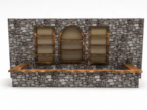 Bohemian bar 3D 3D Model