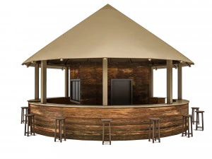 Bohemian bar 02-model 3D Model