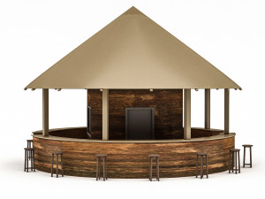 Bohemian bar 02 model Model 3D