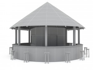 Bohemian bar 02 model Model 3D
