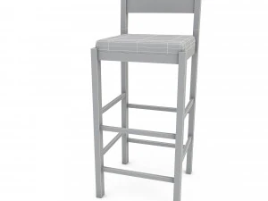 Bohemian bar chair 3D 3D Model