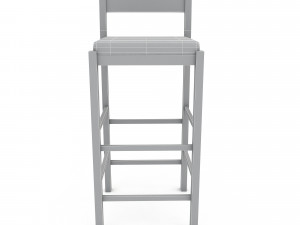 Bohemian bar chair 3D Model 3D