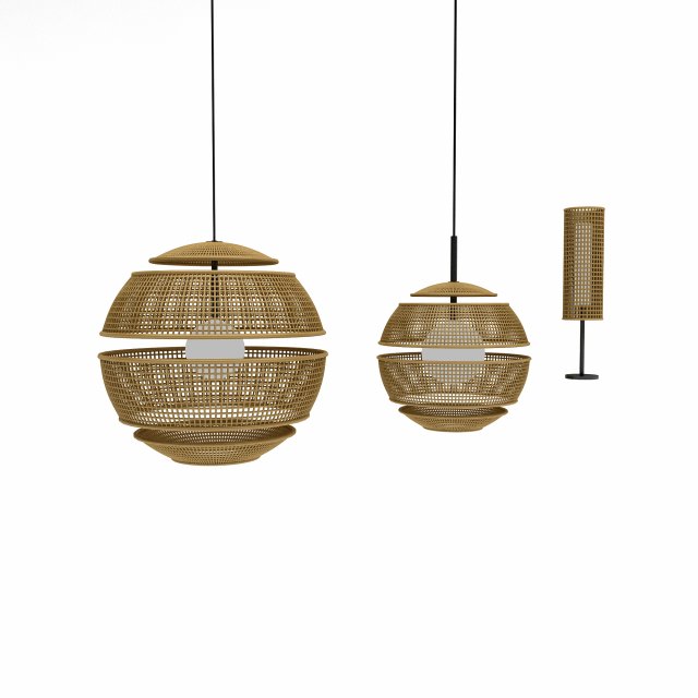 Bohemian lighting 01 model Model 3D .c4d .max .obj .3ds .fbx .stl .blend 
