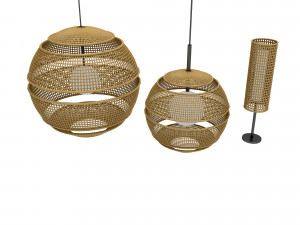 Bohemian lighting 01 model Model 3D
