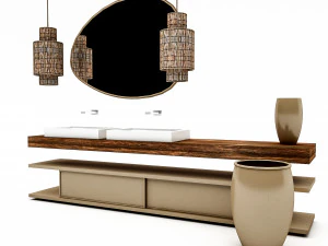 WC da bagno boh&eacute;mien modello 01 Modello 3D