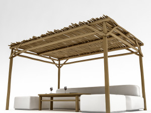 Bohemian beach lodge 01 3D 3Dモデル