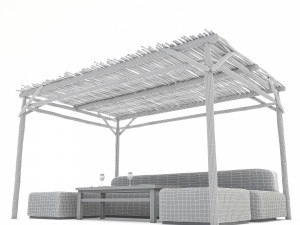Bohemian beach lodge 01 3D Modelo 3D