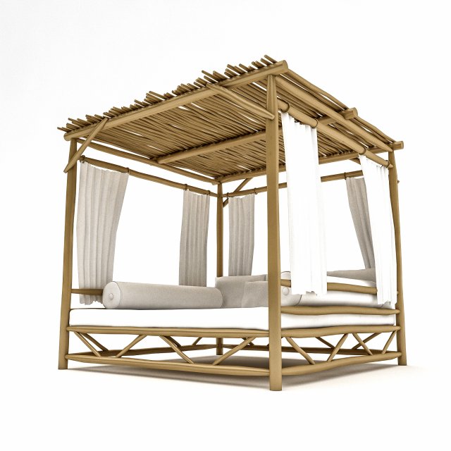 3D bohemian beach lodge 03 model Model 3D .c4d .max .obj .3ds .fbx .stl .blend 