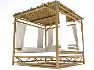 3D bohemian beach lodge 03 model 3Dモデル