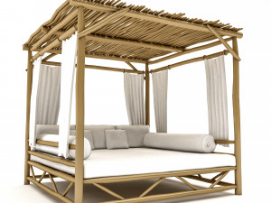 3D bohemian beach lodge 03 model Model 3D