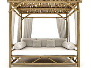 3D bohemian beach lodge 03 model Model 3D