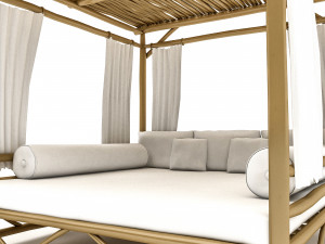 3D bohemian beach lodge 03 model Model 3D