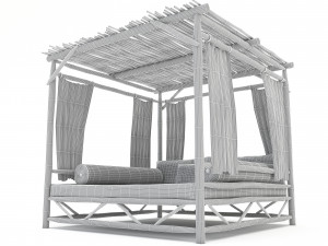 3D bohemian beach lodge 03 model Model 3D