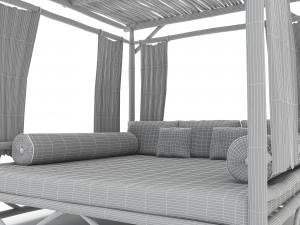 3D bohemian beach lodge 03 model Model 3D