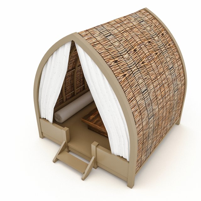 3D bohemian beach lodge 04 Modelo 3D .c4d .max .obj .3ds .fbx .stl .blend 