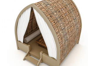 3D bohemian beach lodge 04 3Dモデル