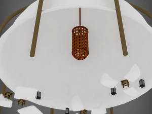 Bohemian beach lodge 05 3D 3D Model