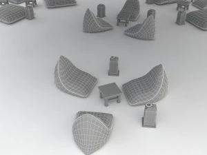 Bohemian beach lodge 05 3D 3D Model