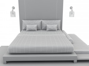 bohemian bed 01 3D मॉडल