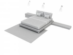 Bohemian bed 02 Modelo 3D