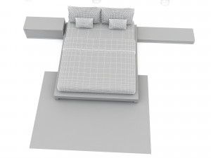 Bohemian bed 02 Modelo 3D