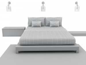 Bohemian bed 02 Modelo 3D