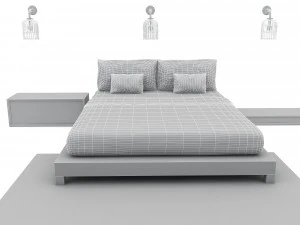 Bohemian bed 02 3D Model