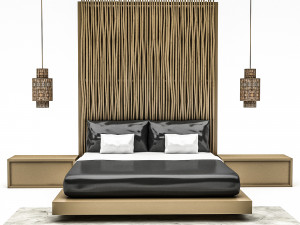 3D bohemian bed 03 model 3D Model