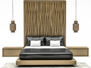 3D bohemian bed 03 model 3D Model
