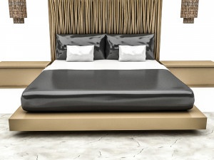 3D bohemian bed 03 model 3D Model