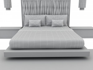 3D bohemian bed 03 model 3D Model