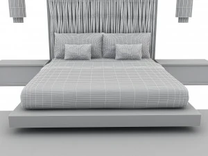 3D bohemian bed 03 model 3D Model