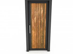 Wooden Door 02 model 3D Model