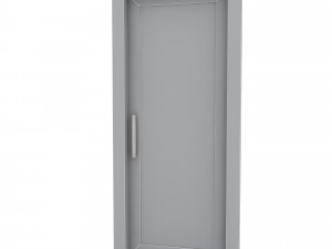 Wooden Door 02 model Modello 3D