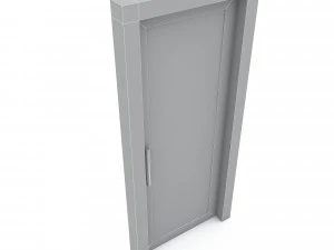 Wooden Door 02 model 3D Model
