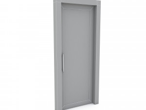Wooden Door 02 model Modello 3D