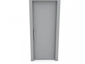 Wooden Door 02 model 3D Model