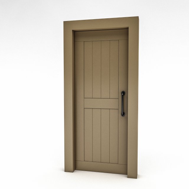 modern bohemian door 05 Model 3D .c4d .max .obj .3ds .fbx .stl .blend 
