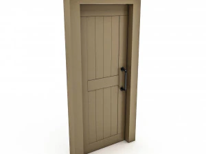 modern bohemian door 05 3D Model