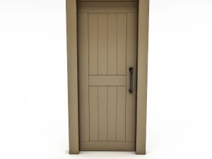 modern bohemian door 05 3D Model