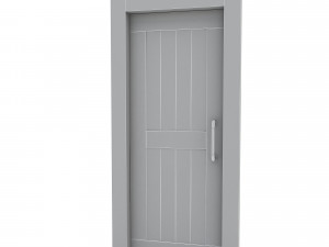 modern bohemian door 05 Model 3D